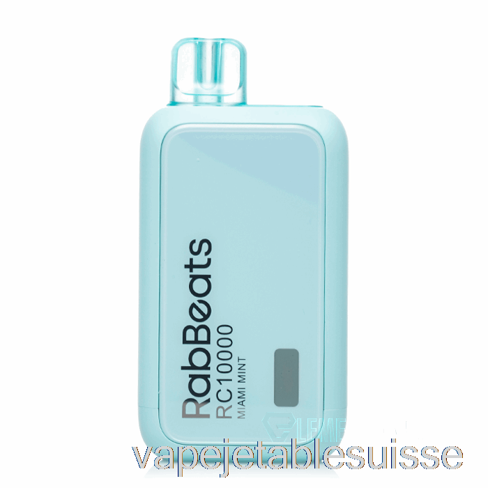 Vape Suisse Rabbeats Rc10000 Jetable Miami Menthe